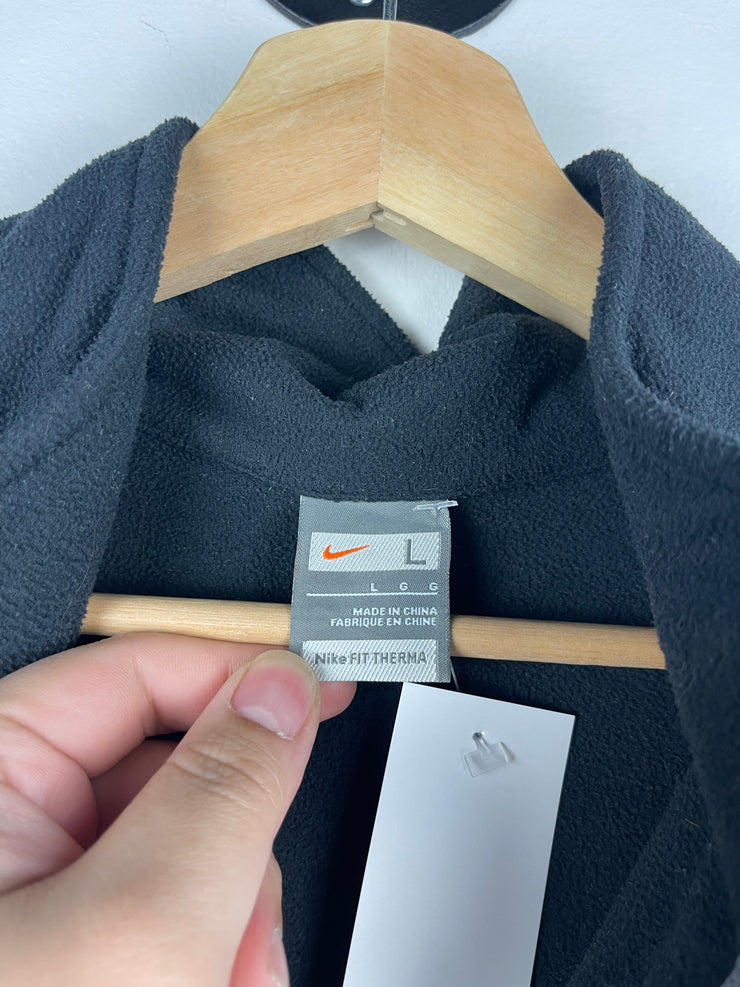 Vintage Nike Swoosh Quarter Zip Fleece Sweater