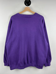 Vintage 90s Nike Mini Swoosh Purple Crewneck