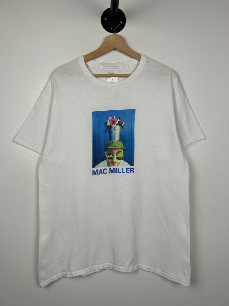 Mac Miller Portrait White Tee