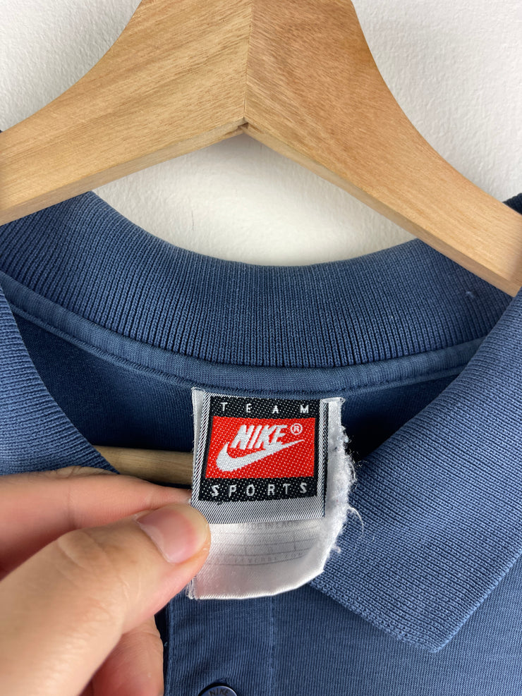 Vintage 90s Nike Golf Penn State Nittany Lions Faded Navy Polo Shirt