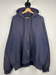Vintage 90s USA Olympics Faded Navy Zip Up Hoodie