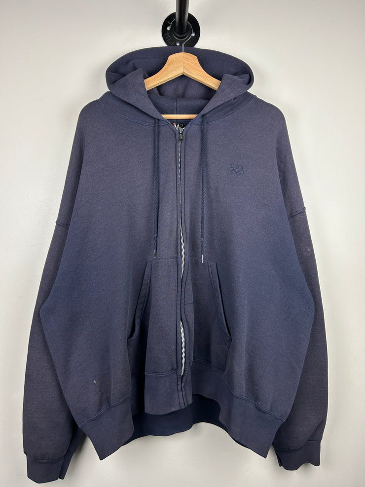 Vintage 90s USA Olympics Faded Navy Zip Up Hoodie