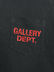 Gallery Dept. Faded Black Pocket Tee