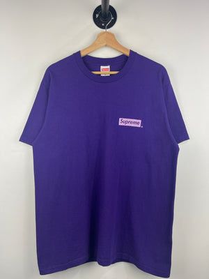 Supreme SS21 Spiral Purple Tee
