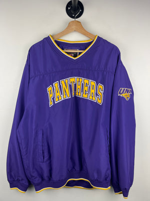 Vintage Northern Iowa Panthers University Purple Pullover Windbreaker