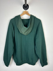 Vintage 90s Coleman Outdoors Thermal Lined Green Zip Up Hoodie