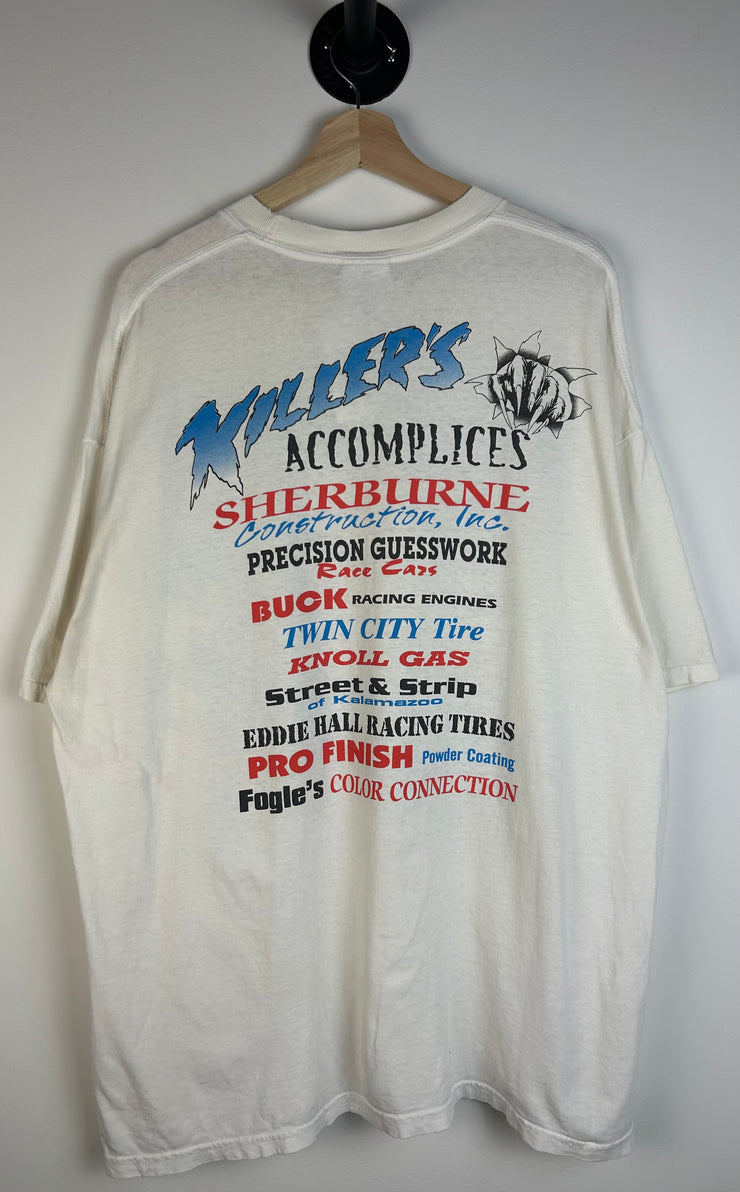 Vintage 1999 Killer Instinct Racing White Tee