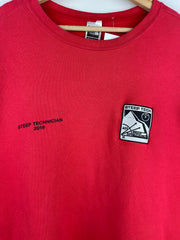 Supreme X The North Face SS16 Steep Tech Red Crewneck