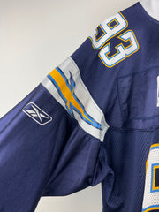 Vintage NFL Reebok San Diego Chargers Castillo Navy Football Jersey