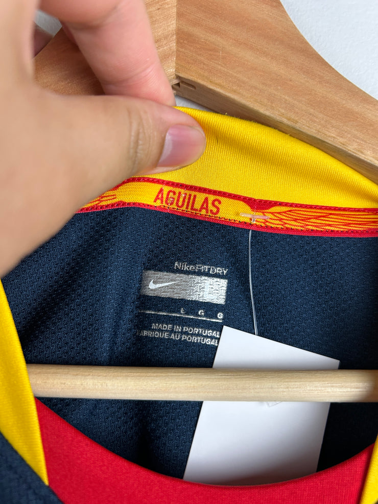 Vintage 2008-2009 Nike Club America Away Navy Soccer Jersey
