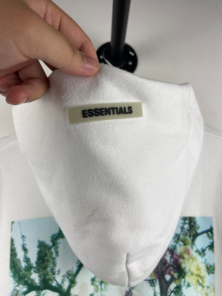 Fear Of God Essentials Photo White Hoodie