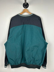 Vintage 90s Nike Pocket Swoosh Green Pullover Windbreaker