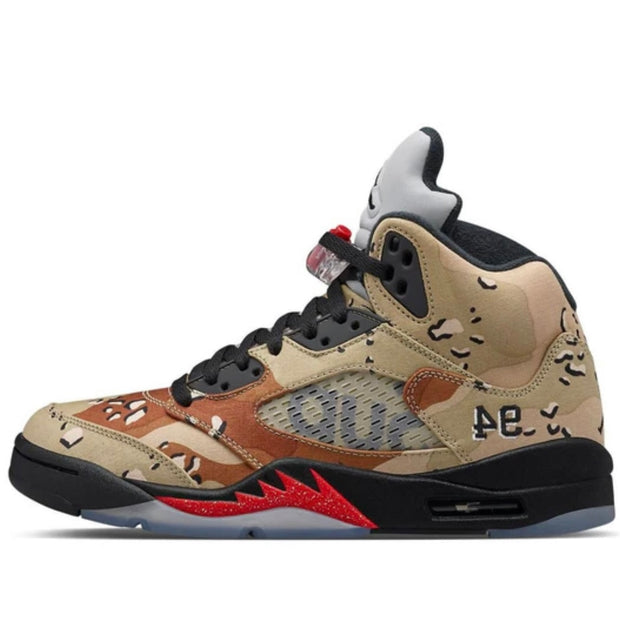 Jordan 5 x Supreme 2015 Desert Camo