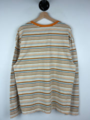 Guess X Asap Rocky Orange Striped Long Sleeve