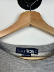 Vintage 90's Nautica Sailboat Grey Crewneck