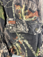 Vintage Woolrich Real Tree Camo Hunting Fleece Lined Bomber Jacket