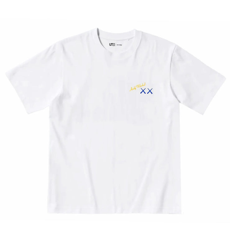 Kaws x Warhol Companion White Tee