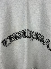 Askyurself Inside Out Grey & Black Cropped Hoodie