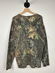 Vintage Jerzees Real Tree Camo Pocket Long Sleeve