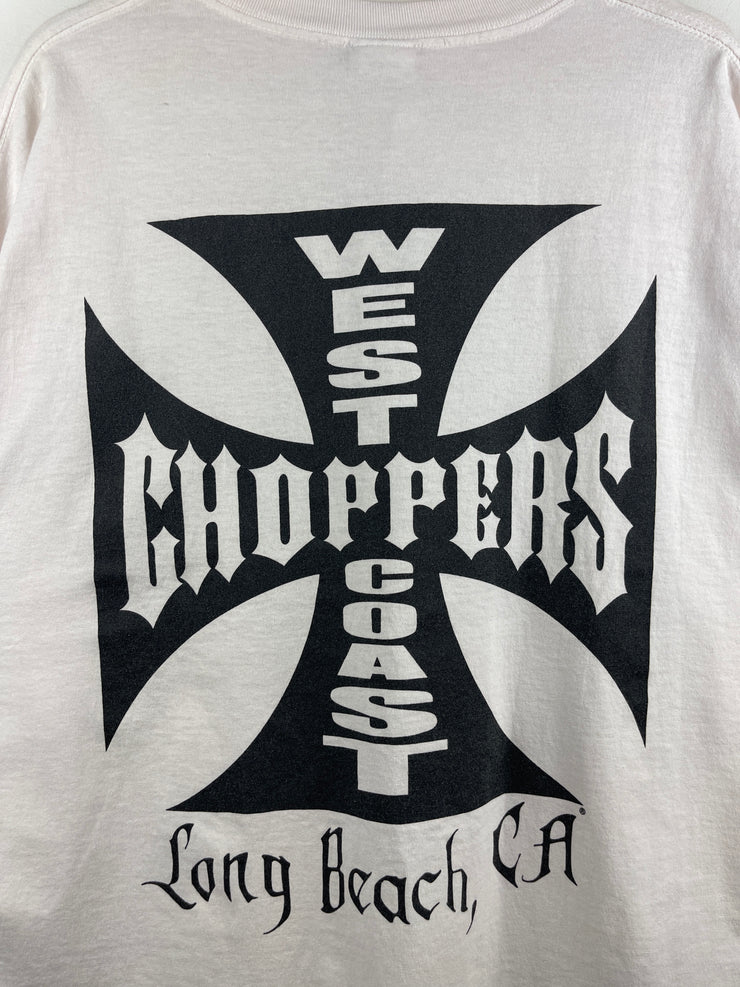 Vintage West Coast Choppers Long Beach White Tee