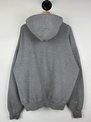 Vintage 90s Russell Atheltic Blank Grey Zip Up Hoodie