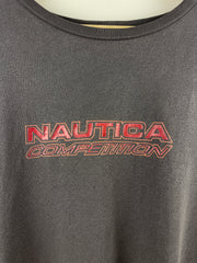 Vintage Nautica Competition Spellout Faded Grey Tee