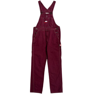 Supreme FW18 Nike Cotton Twill Burgundy Overalls