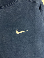 Vintage 90s Nike Mini Swoosh Navy Crewneck