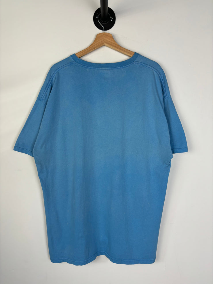 Vintage Y2K Nike Swoosh Baby Blue Tee