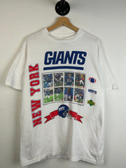 Vintage 1994 New York Giants Upper Deck Cards White Tee