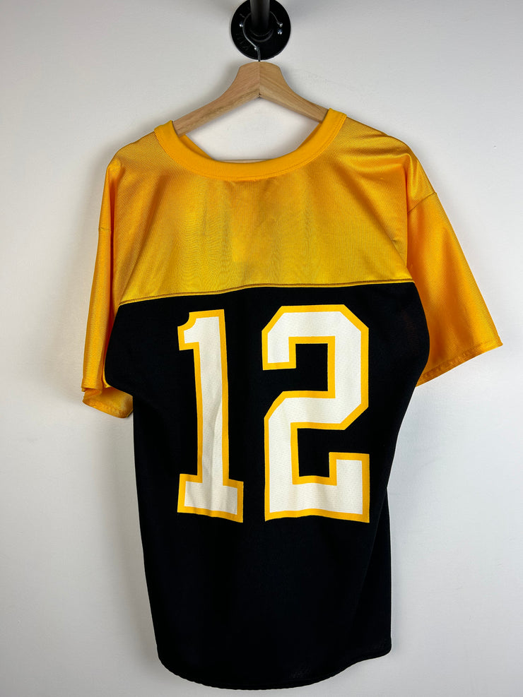 Vintage Y2K Black & Yellow Football Jersey