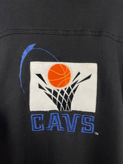 Vintage 90s NBA Lee Sport Cleveland Cavaliers Embroidered Black Crewneck