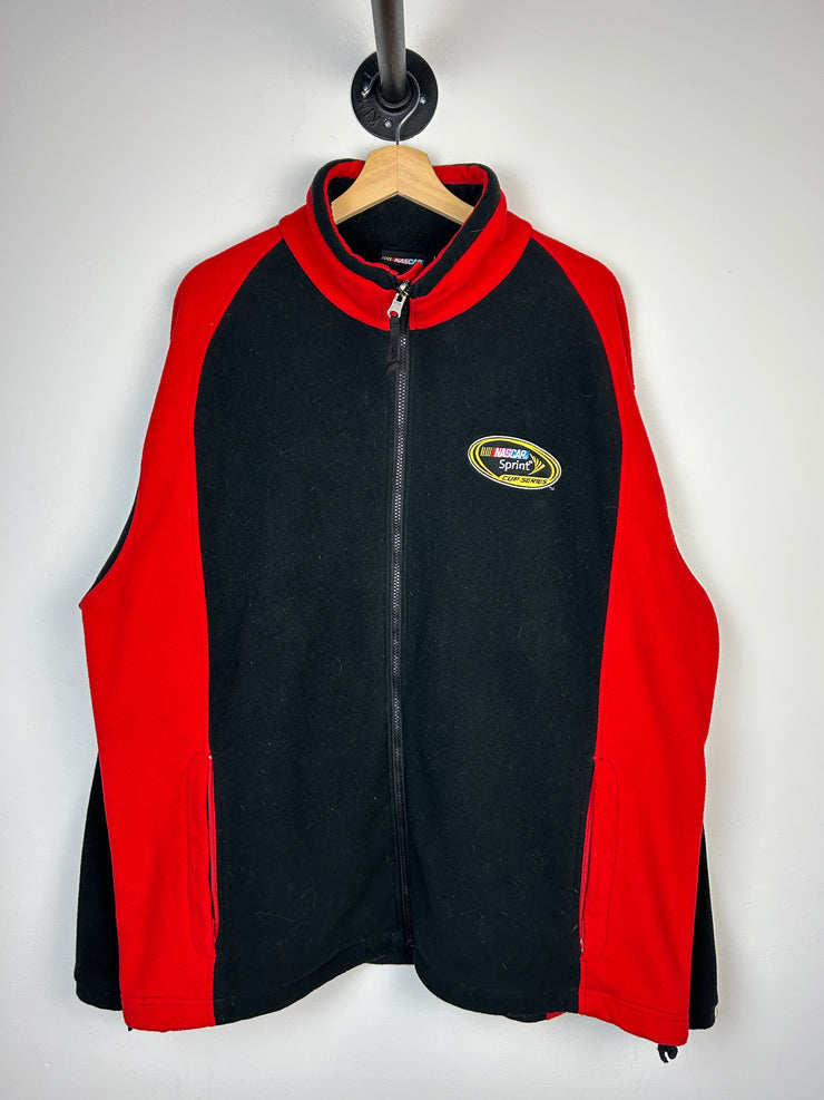 Vintage Nascar Sprint Cup Series Black Zip Up Fleece