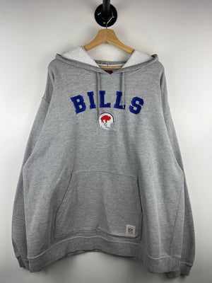 Vintage NFL Reebok Buffalo Bills Embroidered Grey Hoodie