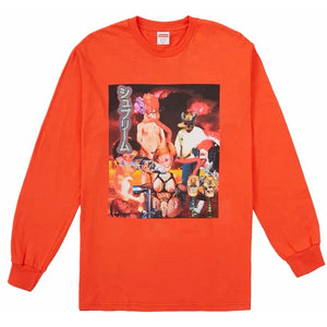 Supreme SS19 Sekintani La Norihiro Bright Orange Long Sleeve