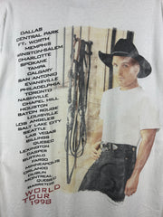 Vintage 90s Garth Brooks Sevens Tour White Tee