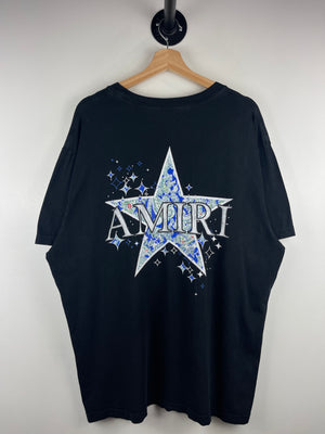 Amiri Paisley Star Black Tee