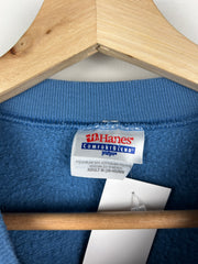 Vintage 90s Alaska Huskies Wilderness Blue Crewneck
