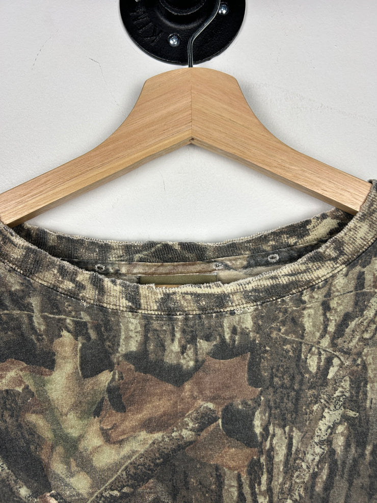 Vintage Jerzees Real Tree Camo Pocket Long Sleeve