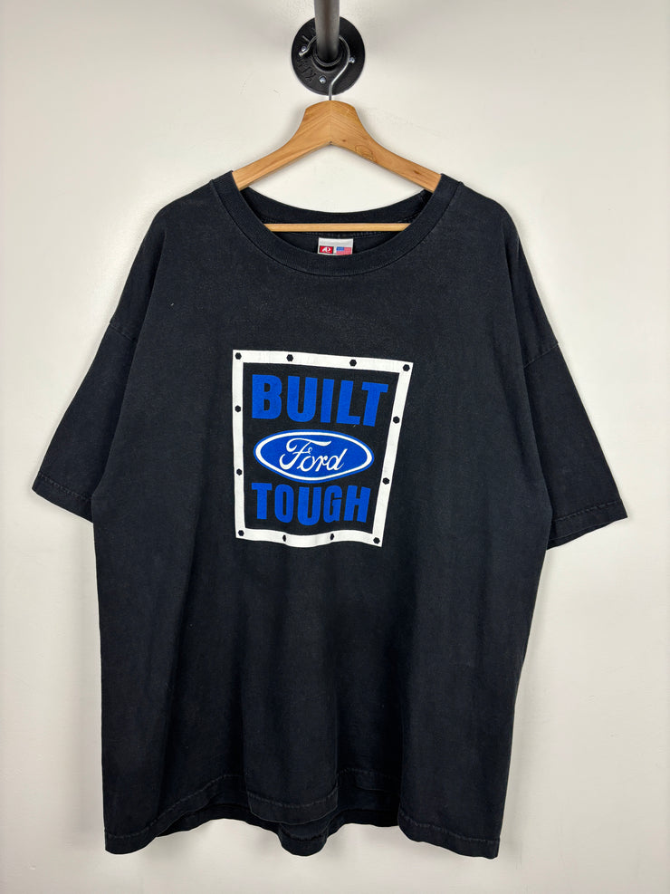 Vintage Ford Built Tough Black Tee