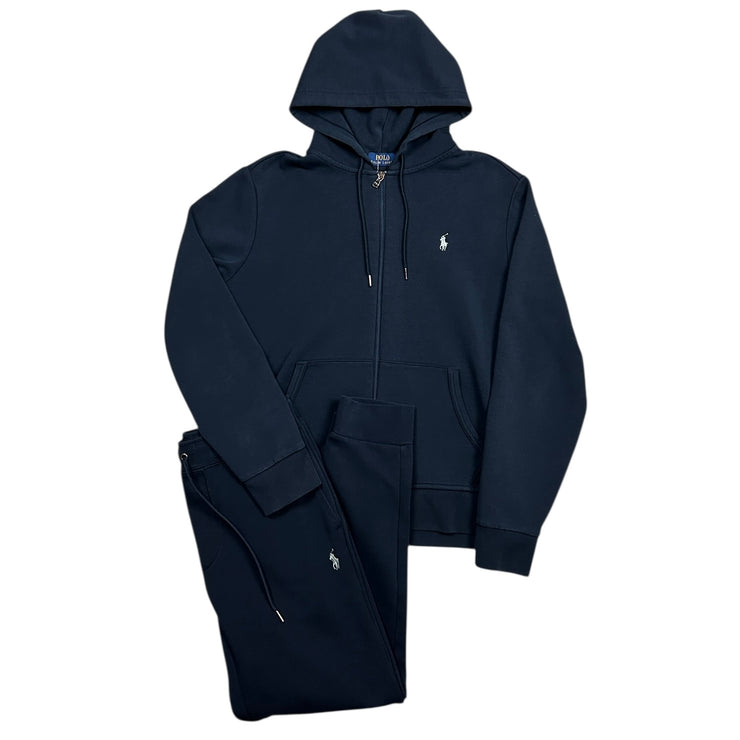 Polo Ralph Lauren Tech Fleece Navy Zip Up Hoodie & Sweatpants Set