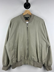Vintage 90s Nike Golf Beige Bomber Jacket