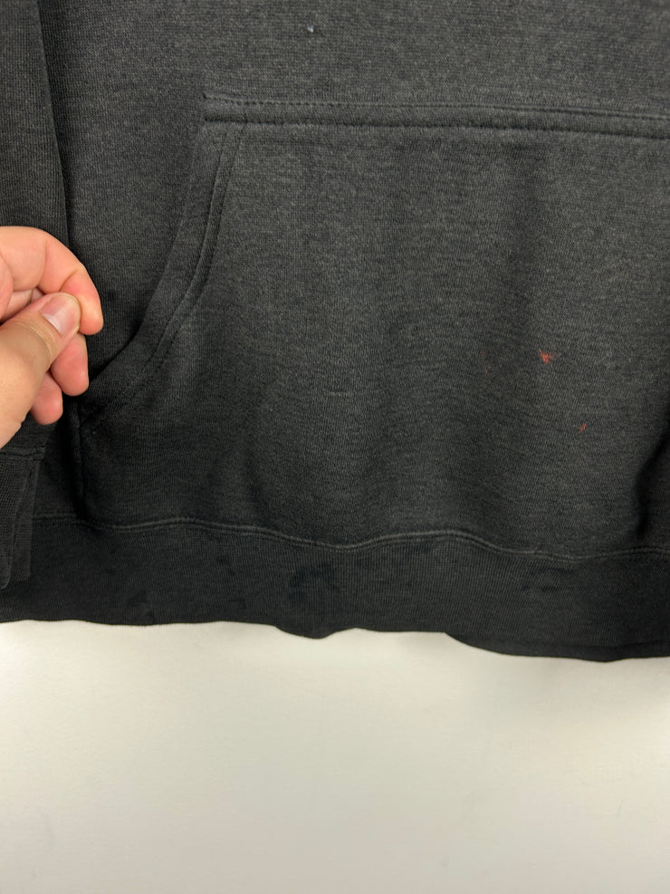 Vintage Y2K Skulls Faded Black Hoodie