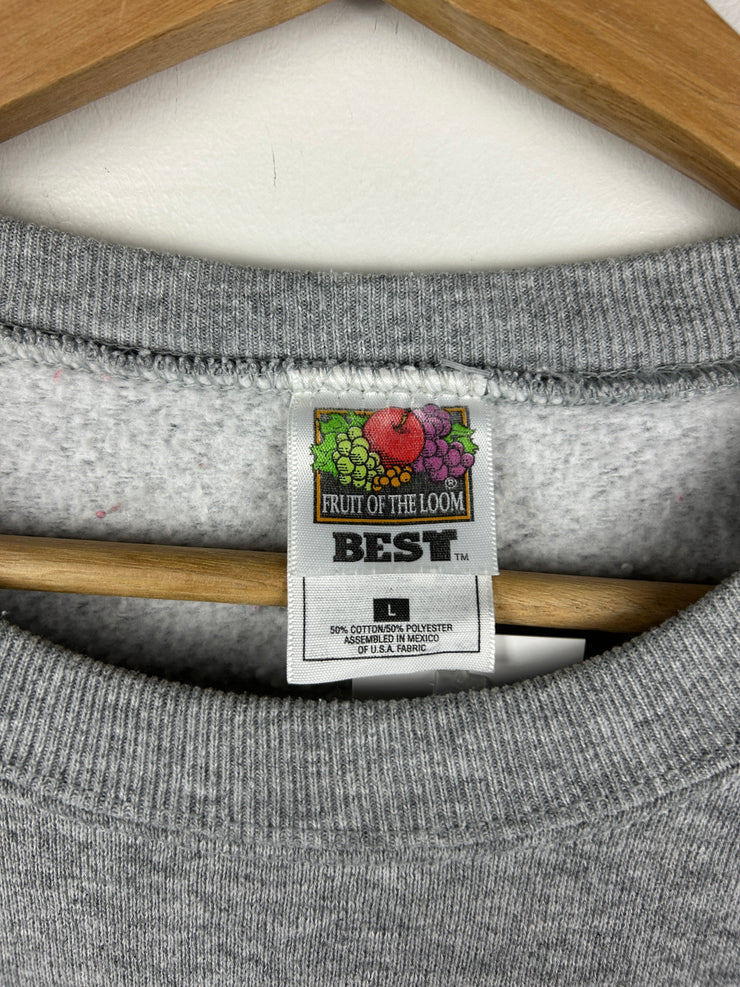Vintage 90s Pepsi Teddy Bear Grey Crewneck