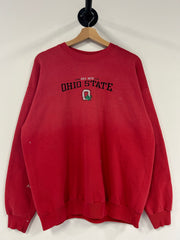 Vintage 90's Ohio State Faded Red Crewneck