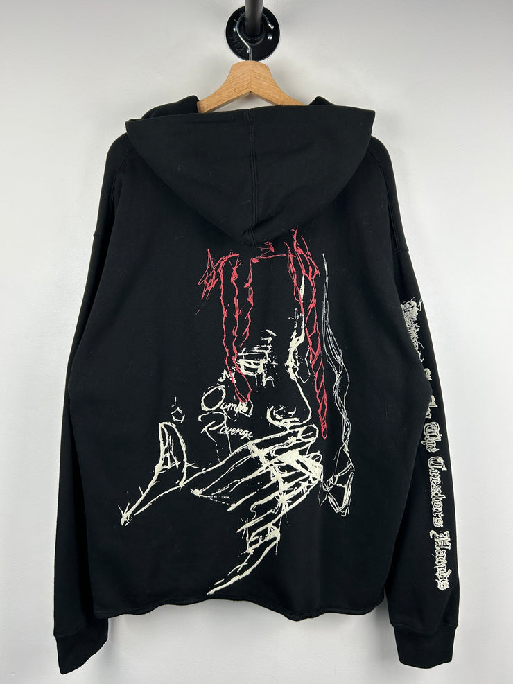 Revenge Trippie Redd Smoking Black Hoodie