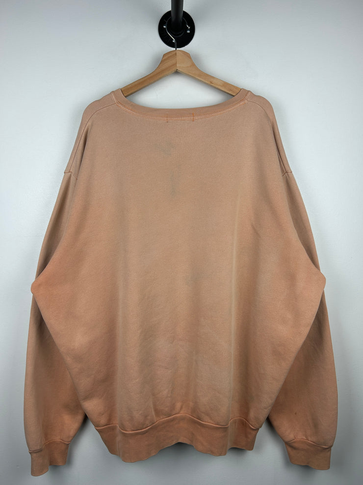 Vintage 90s Polo Ralph Lauren Faded Peach Crewneck
