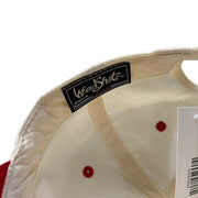Vintage 90s Titleist Golf Script White & Red Strapback Hat
