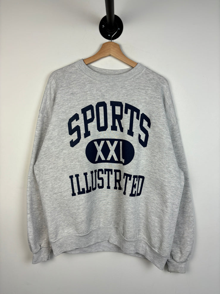 Vintage 90s Sports Illustrated Grey Crewneck