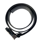 Gucci Plaque Black Leather Belt
